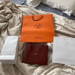 Designer shopping bags- authentic